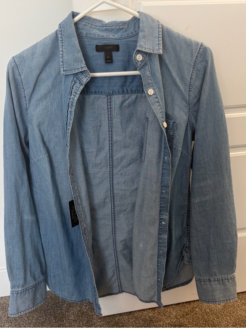 J. Crew Light Blue Denim Shirt Jacket